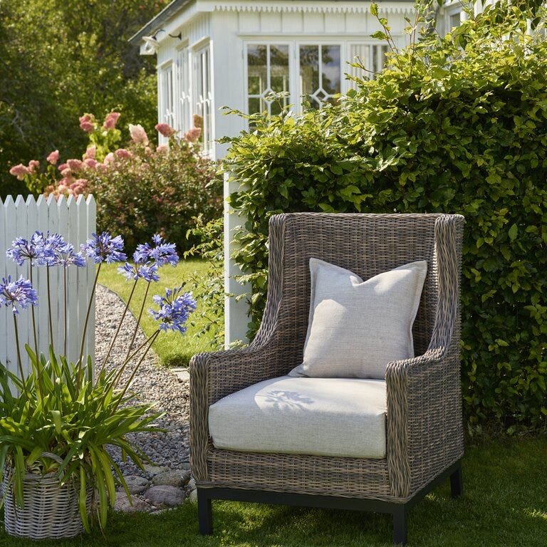 Signature Collection By Halvor Bakke GARDEN Loungestol Tett flett i Grå