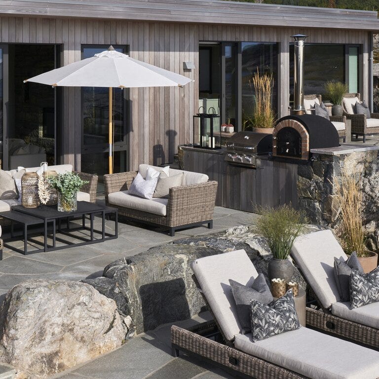 Signature Collection By Halvor Bakke GARDEN 3 seter Tett flett i Beige/natur designet av Halvor Bakke