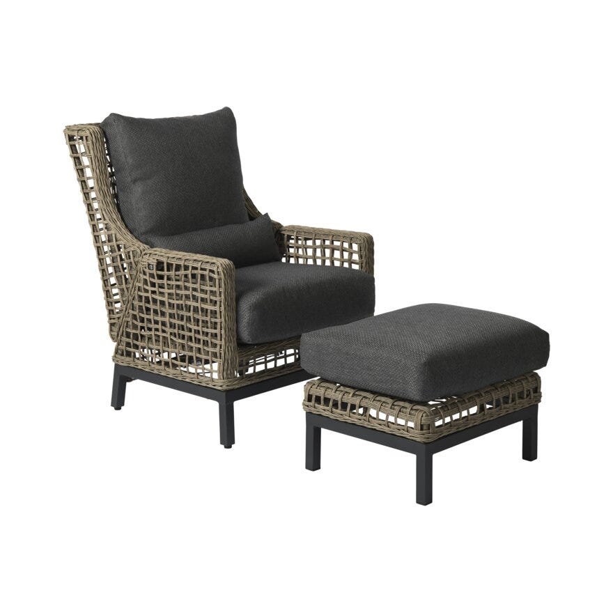 Signature Collection By Halvor Bakke GARDEN Loungestol i Beige/natur designet av Halvor Bakke
