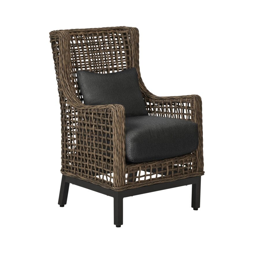 Signature Collection By Halvor Bakke GARDEN Spisestol med armlene i Beige/natur designet av Halvor Bakke