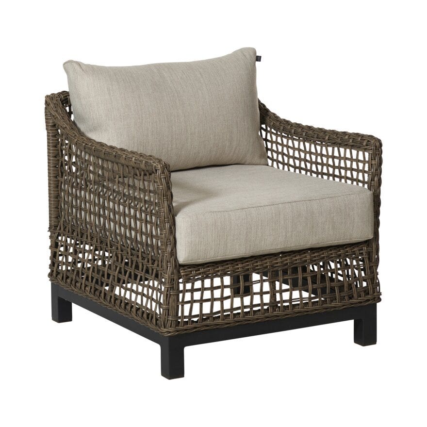Signature Collection By Halvor Bakke GARDEN Loungestol Lav i Beige/natur designet av Halvor Bakke