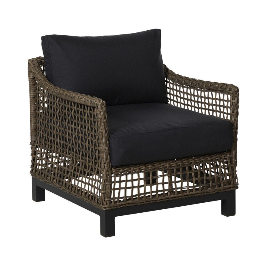 Signature Collection By Halvor Bakke GARDEN Loungestol med armlene i Grå designet av Halvor Bakke
