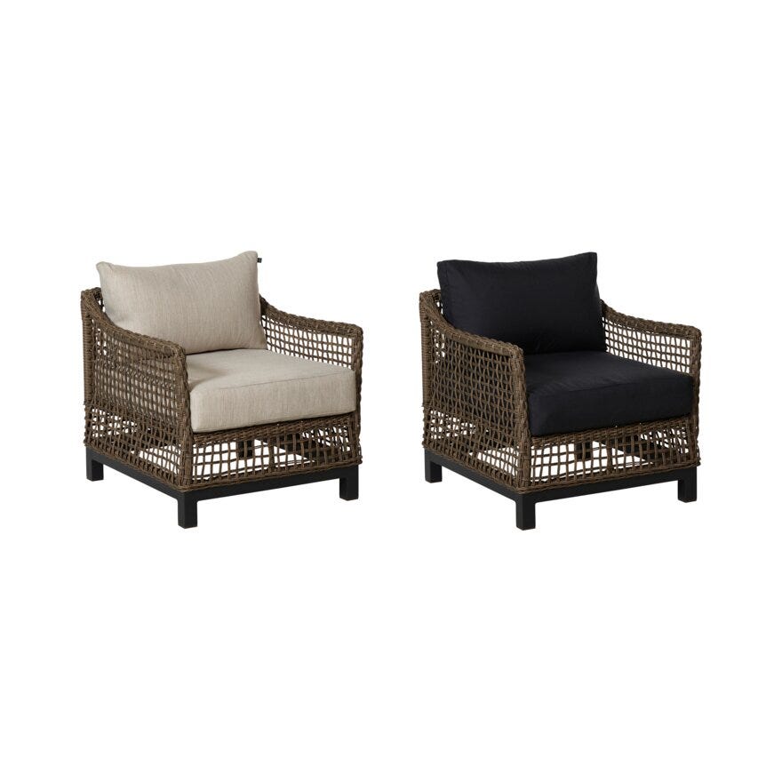 Signature Collection By Halvor Bakke GARDEN Loungestol med armlene i Grå designet av Halvor Bakke