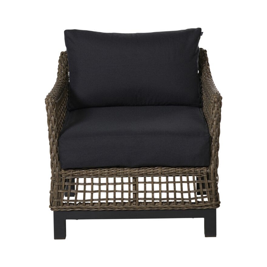 Signature Collection By Halvor Bakke GARDEN Loungestol med armlene i Grå designet av Halvor Bakke