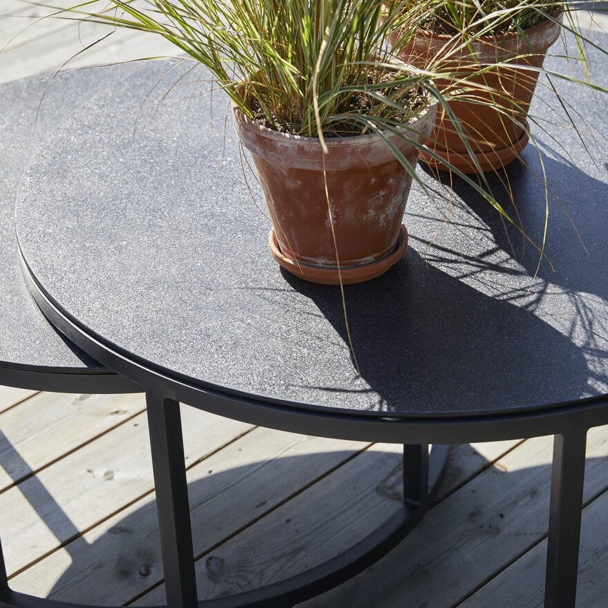 Signature Collection By Halvor Bakke GARDEN Sofabord Ø100 cm i Grå