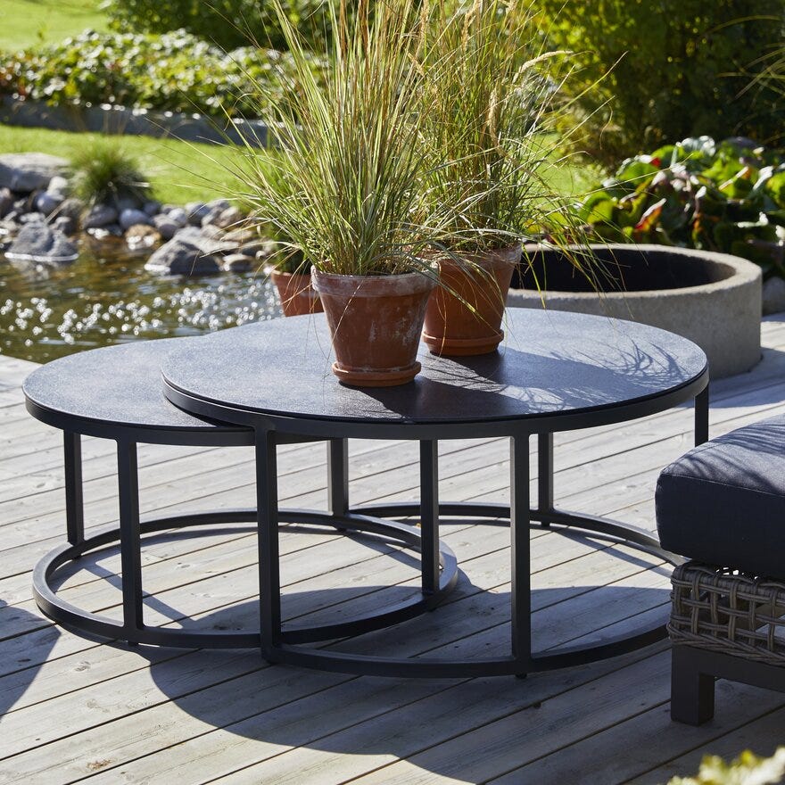 Signature Collection By Halvor Bakke GARDEN Sofabord Ø100 cm i Grå