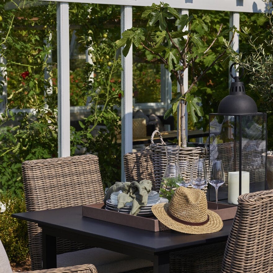 Signature Collection By Halvor Bakke GARDEN Spisestol med armlene i Beige/natur