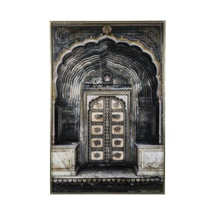 Gold Door glassbilde 60x90