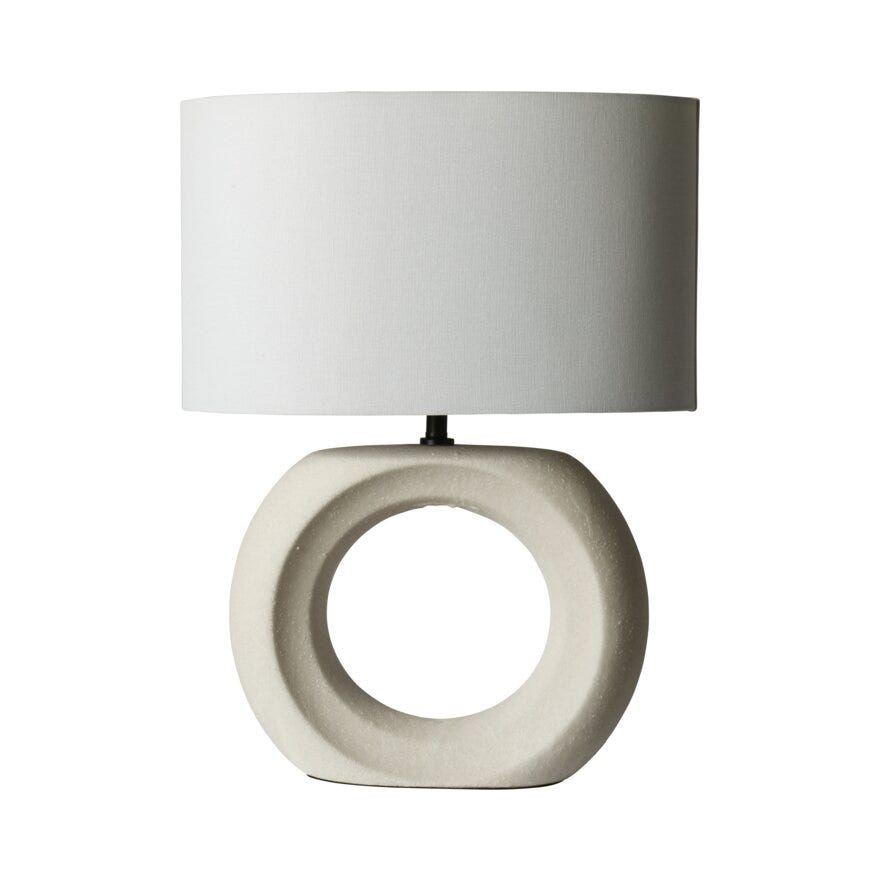 Sindig HOOP Bordlampe H51.5 cm i Beige/natur