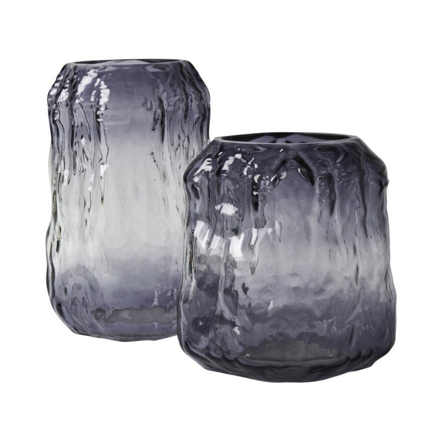 Sindig ICICLE Vase H22 cm i Blå