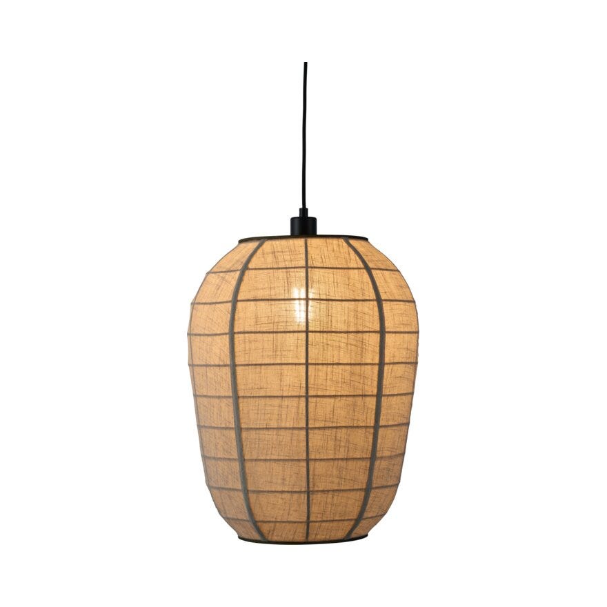 Sindig ISHIDA Taklampe Ø40 cm i Beige/natur