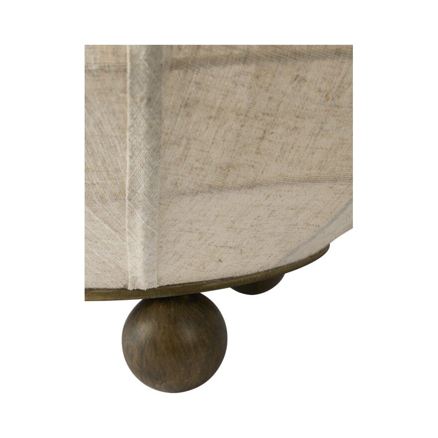 Sindig ISHIDA Bordlampe Ø40 cm i Beige/natur