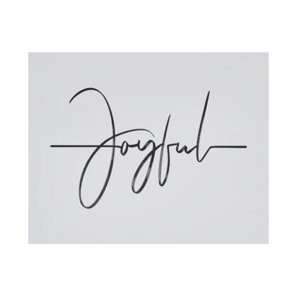 Joyfull poster 40x50
