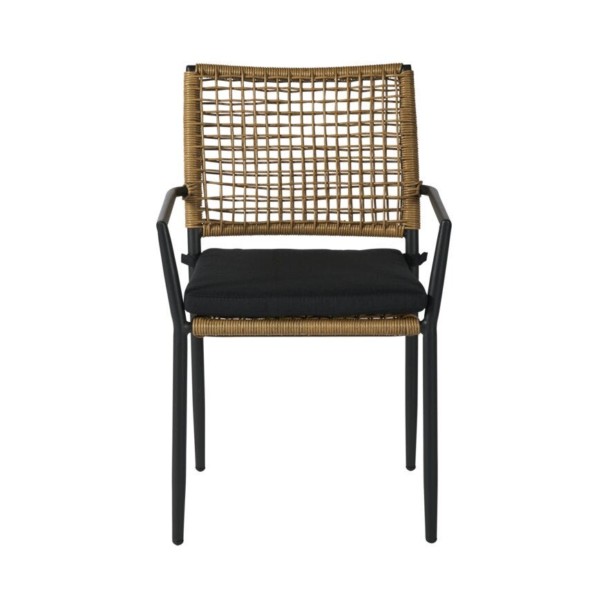 KORFU Spisestol i Beige/natur
