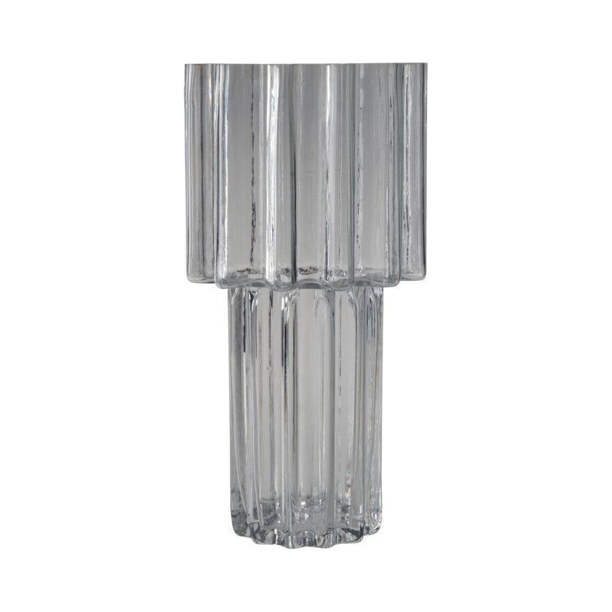 Sindig LARA Vase H35 cm i Klar
