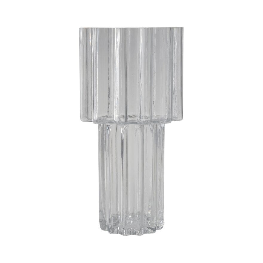Sindig LARA Vase H30 cm i Klar