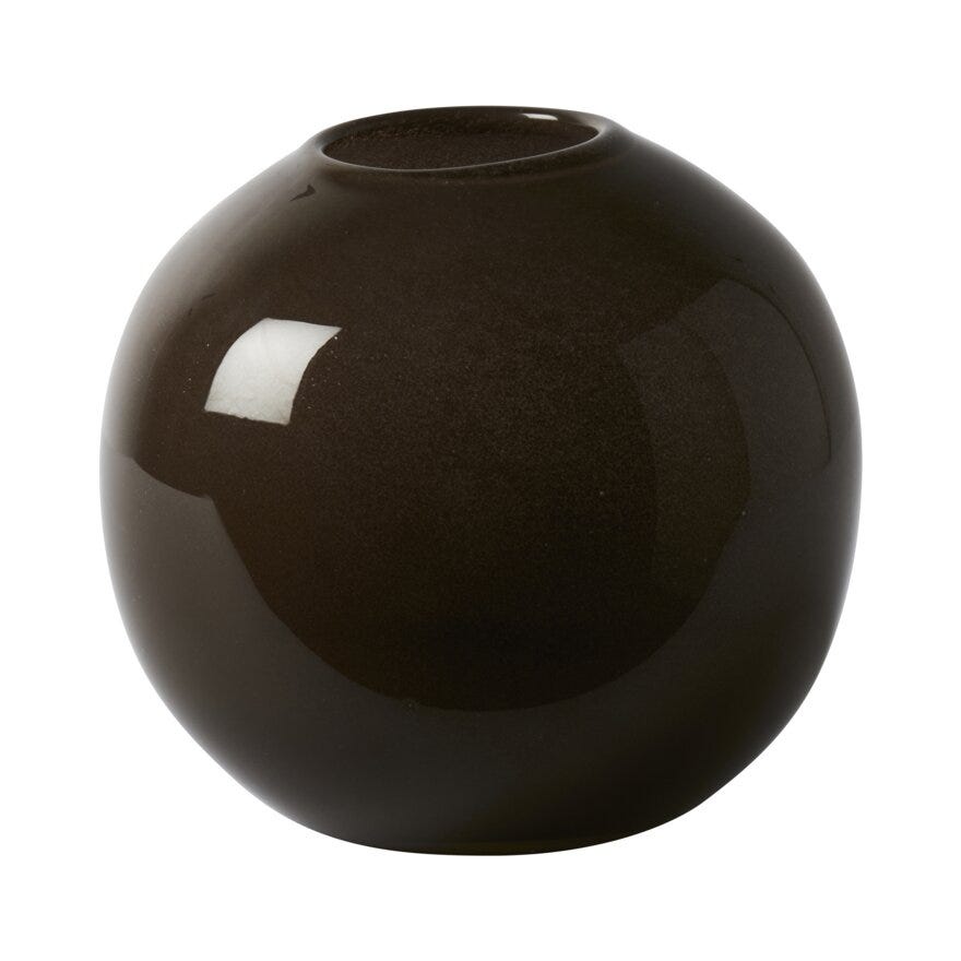 Sindig LIVIA Vase H13 cm i Brun