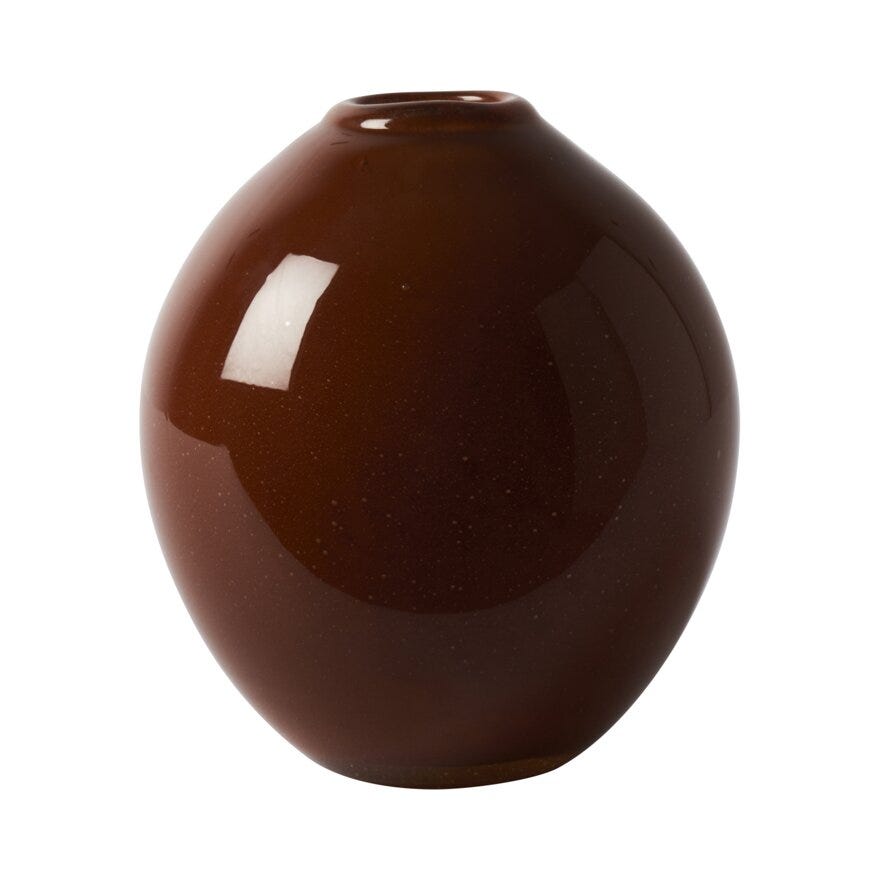 Sindig LIVIA Vase H14 cm i Rød