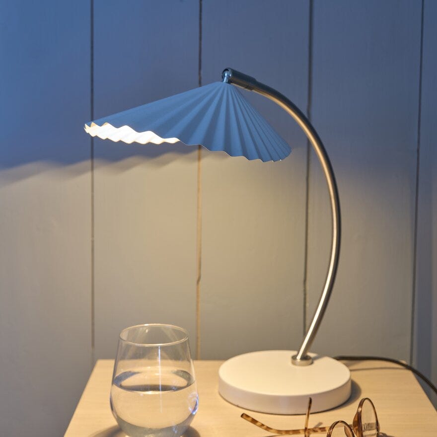 Sindig MARINI Bordlampe H38 cm i Hvit