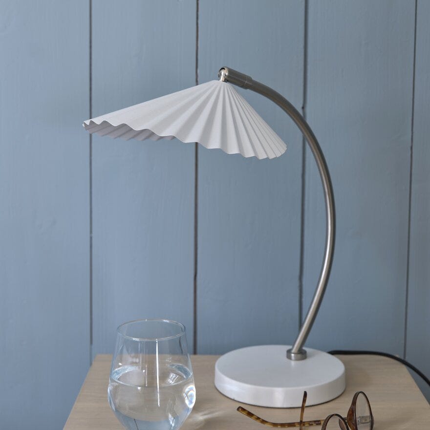 Sindig MARINI Bordlampe H38 cm i Hvit