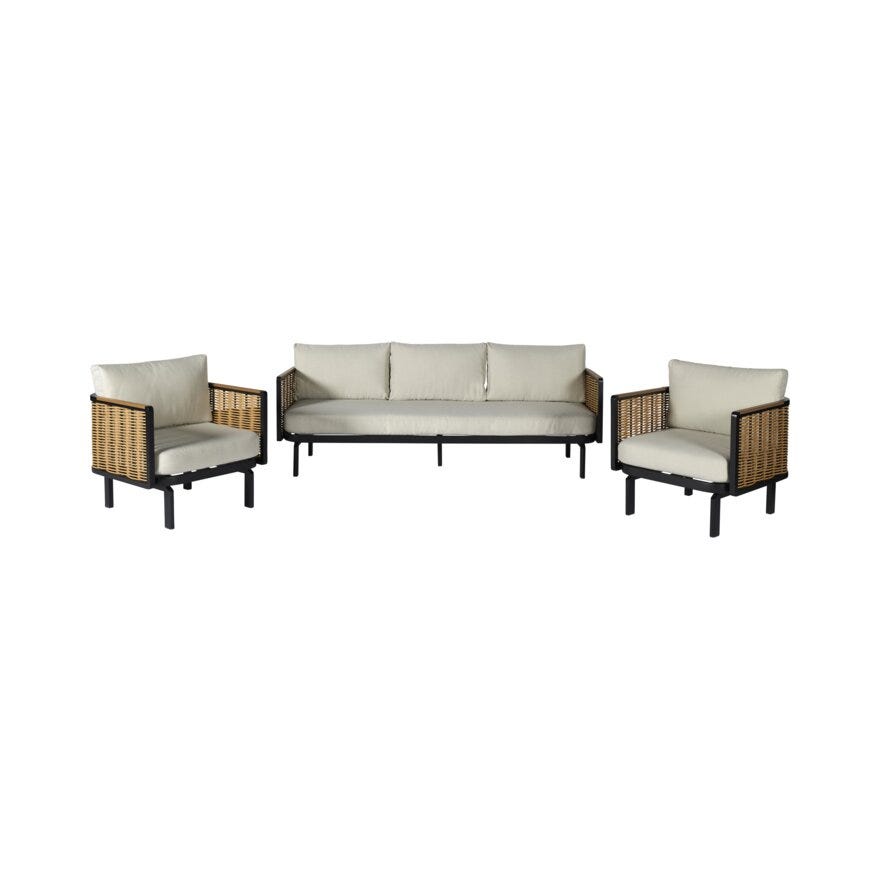 MARSEILLE Sofagruppe i Beige/natur