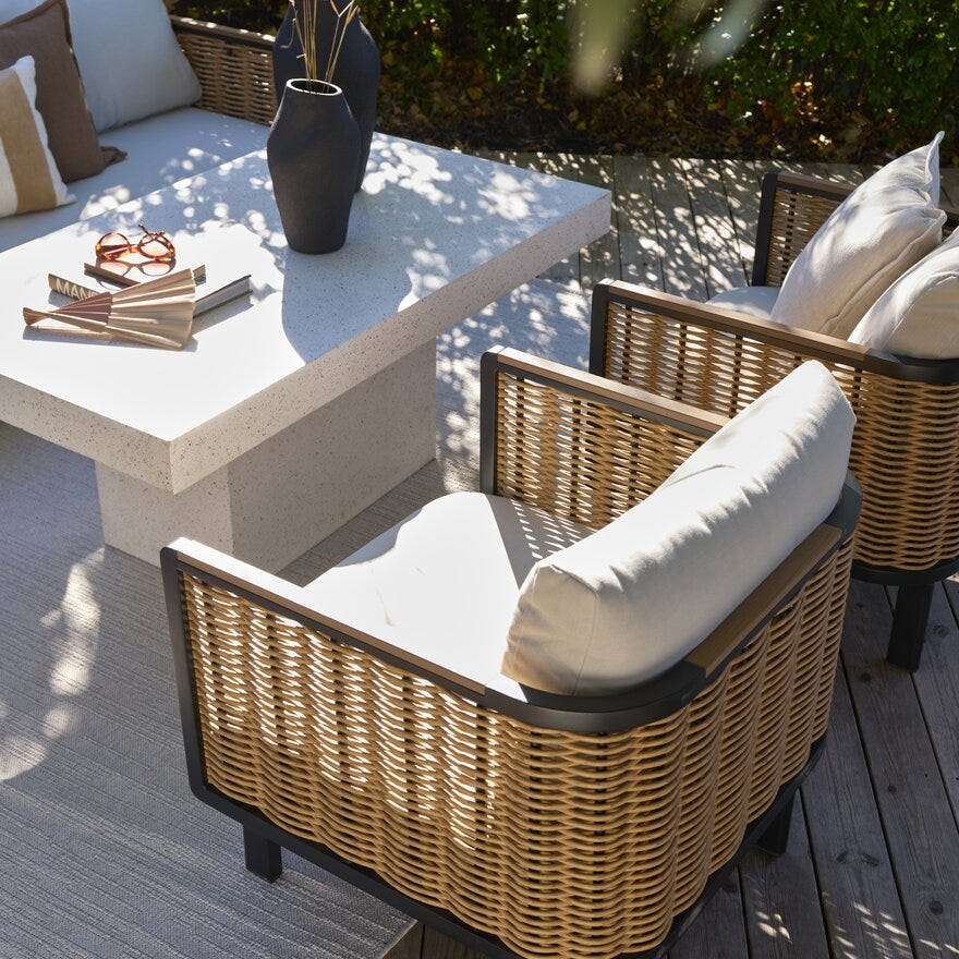 MARSEILLE Sofagruppe i Beige/natur