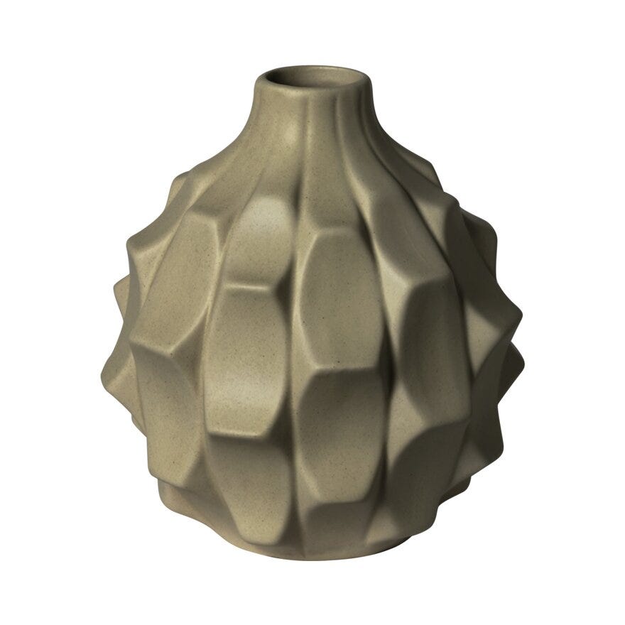 Sindig MATI Vase H20 cm i Grå