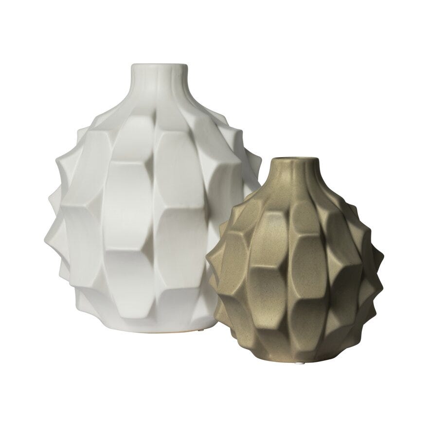 Sindig MATI Vase H20 cm i Grå