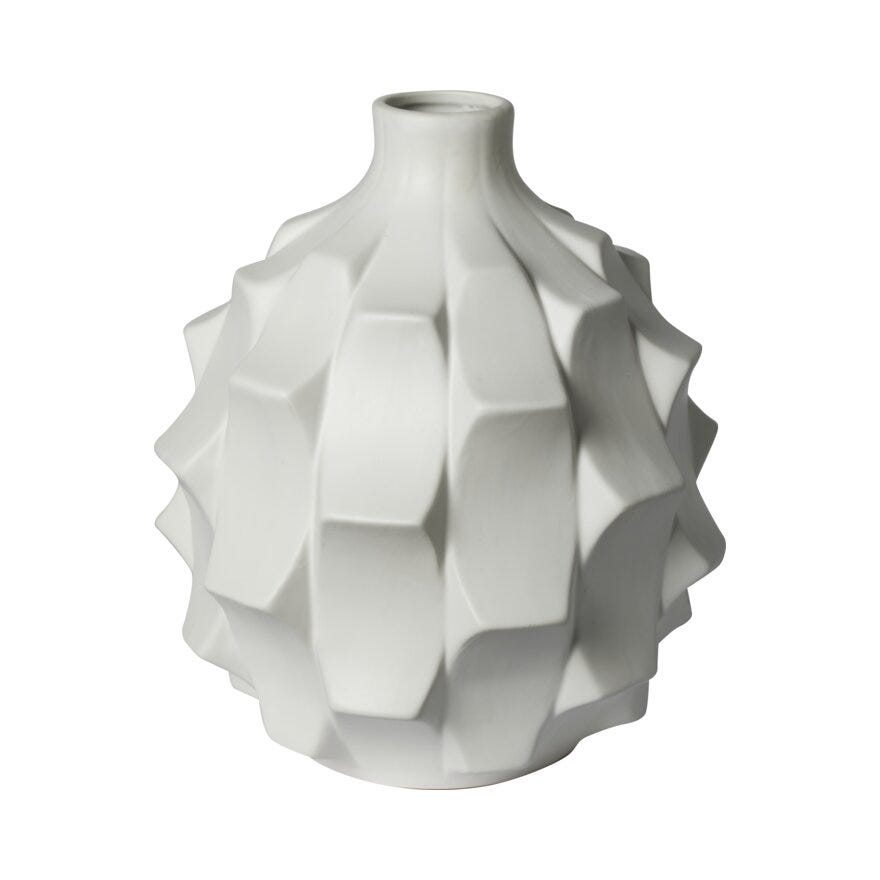 Sindig MATI Vase H30.5 cm i Hvit