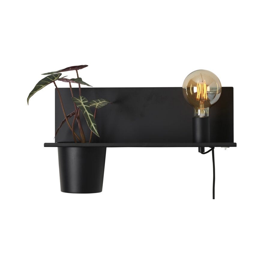 MULTI Vegglampe H25.5 cm i Svart