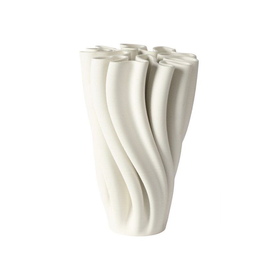 Sindig NAKA Vase H23.5 cm i Hvit