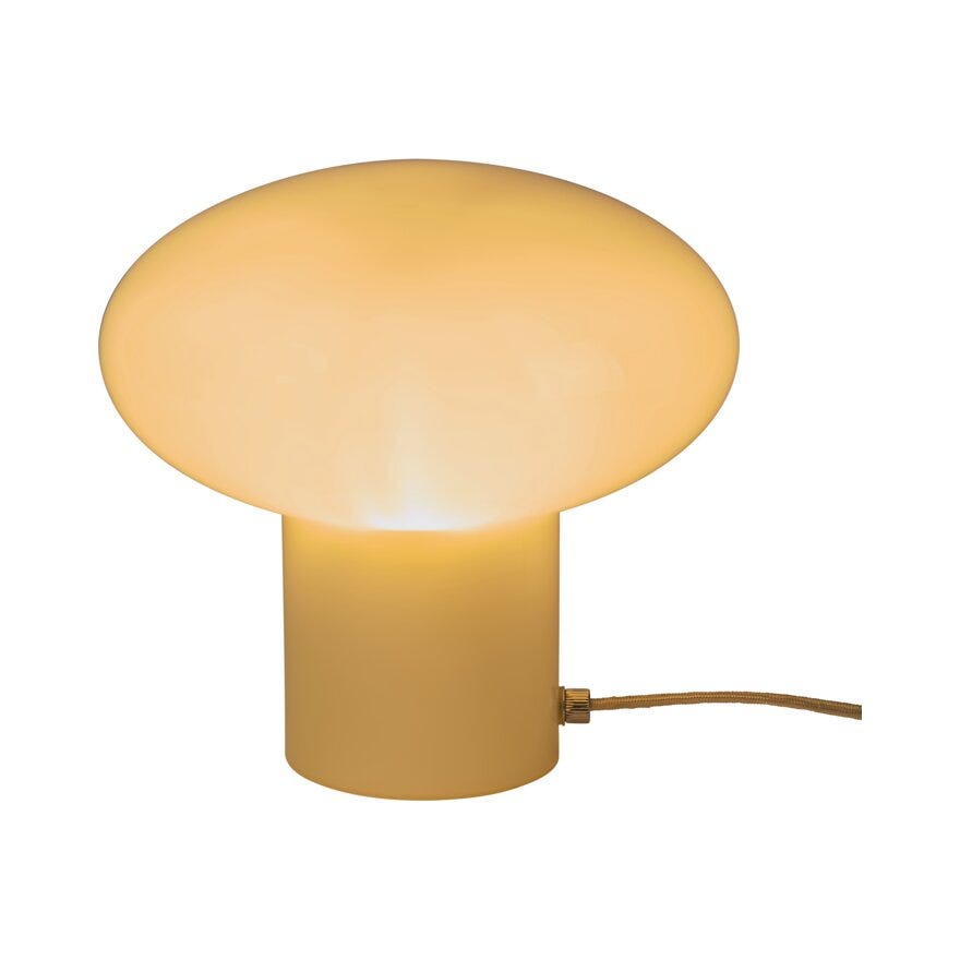 Sindig NOOR Bordlampe H24 cm i Gul