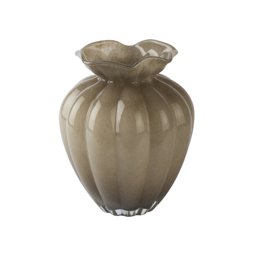 Sindig OLIVIO Vase H28 cm i Brun
