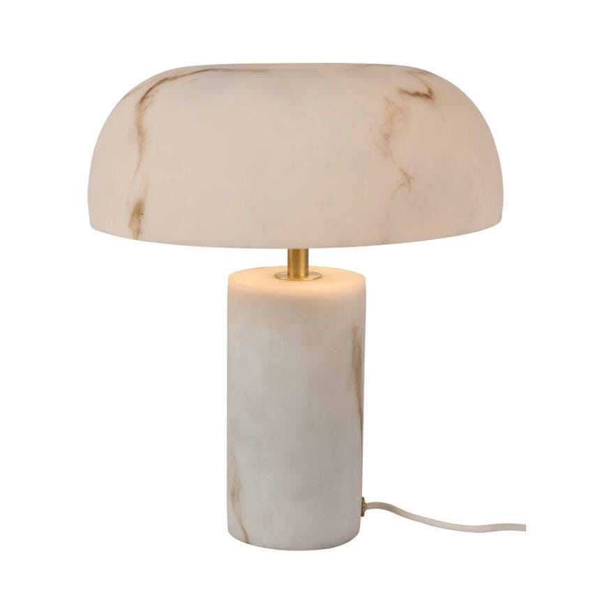 Sindig PALAZZO Bordlampe H34 cm i Hvit