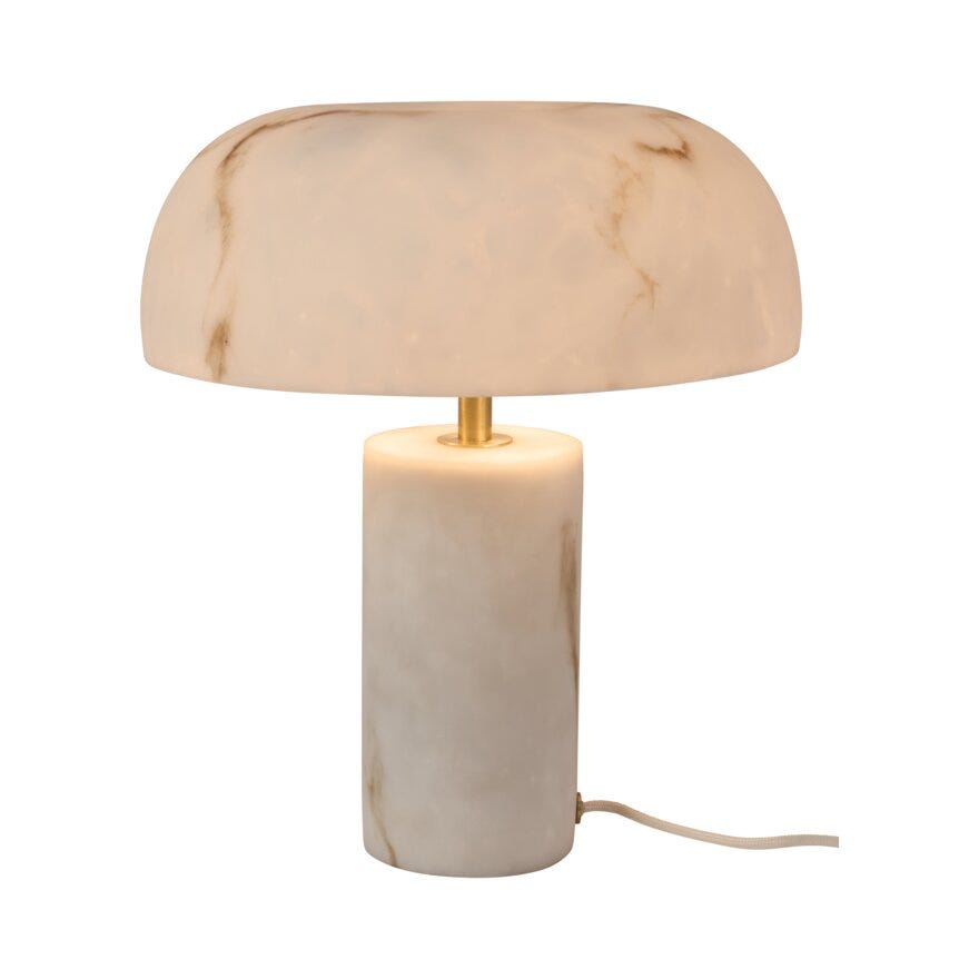 Sindig PALAZZO Bordlampe H34 cm i Hvit