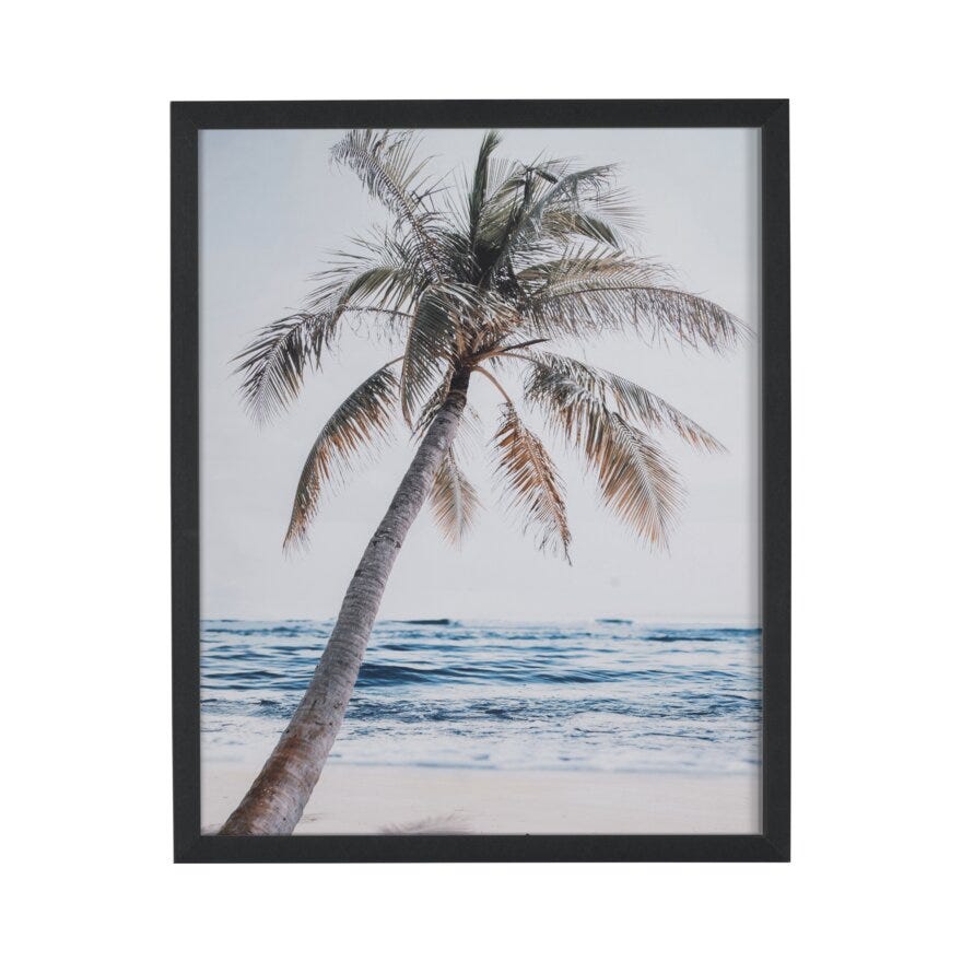 PALMTREE Poster 40x50 cm i Blå
