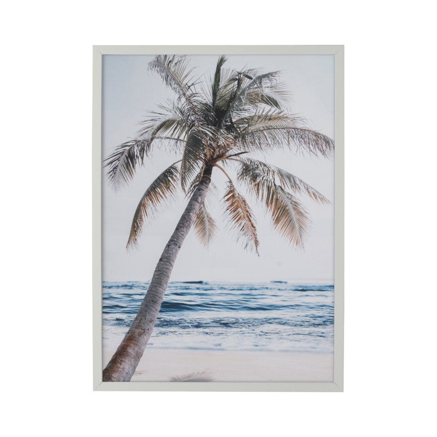 PALMTREE Poster 40x50 cm i Blå