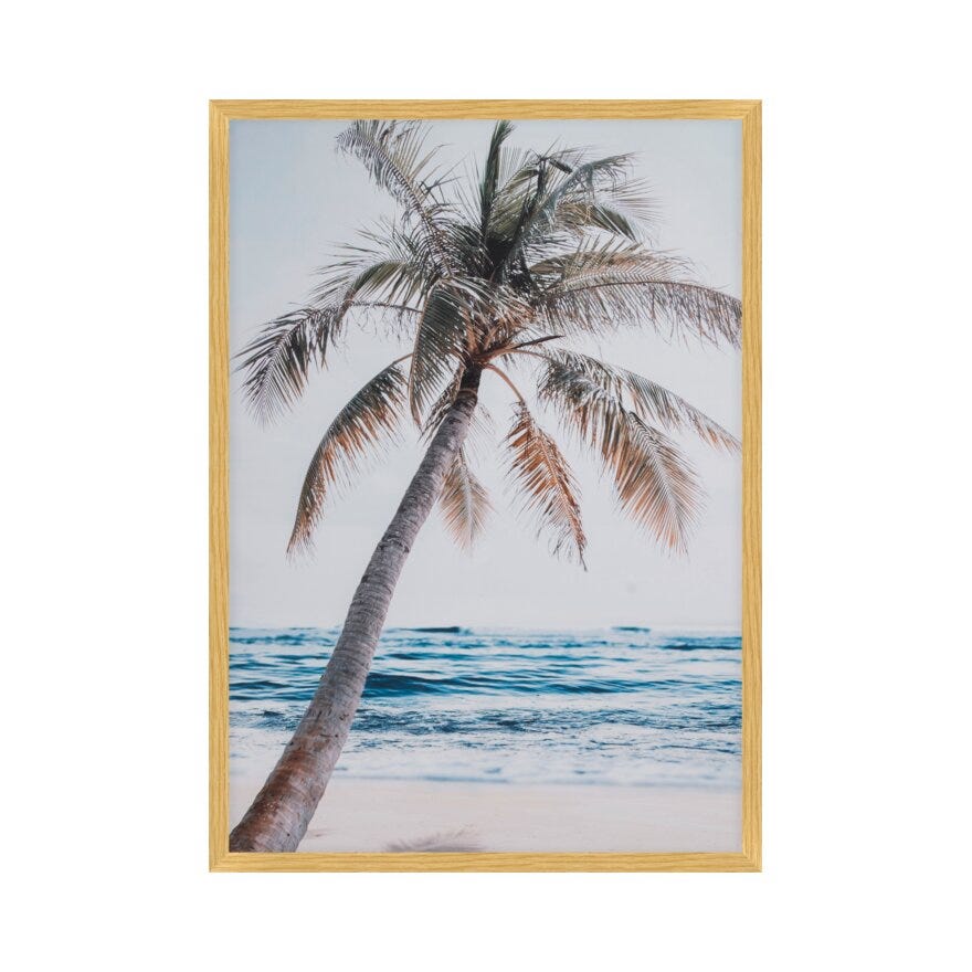 PALMTREE Poster 40x50 cm i Blå