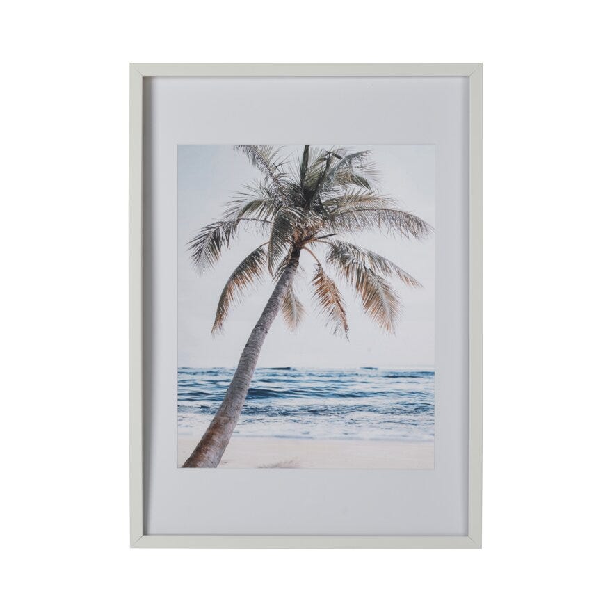 PALMTREE Poster 40x50 cm i Blå