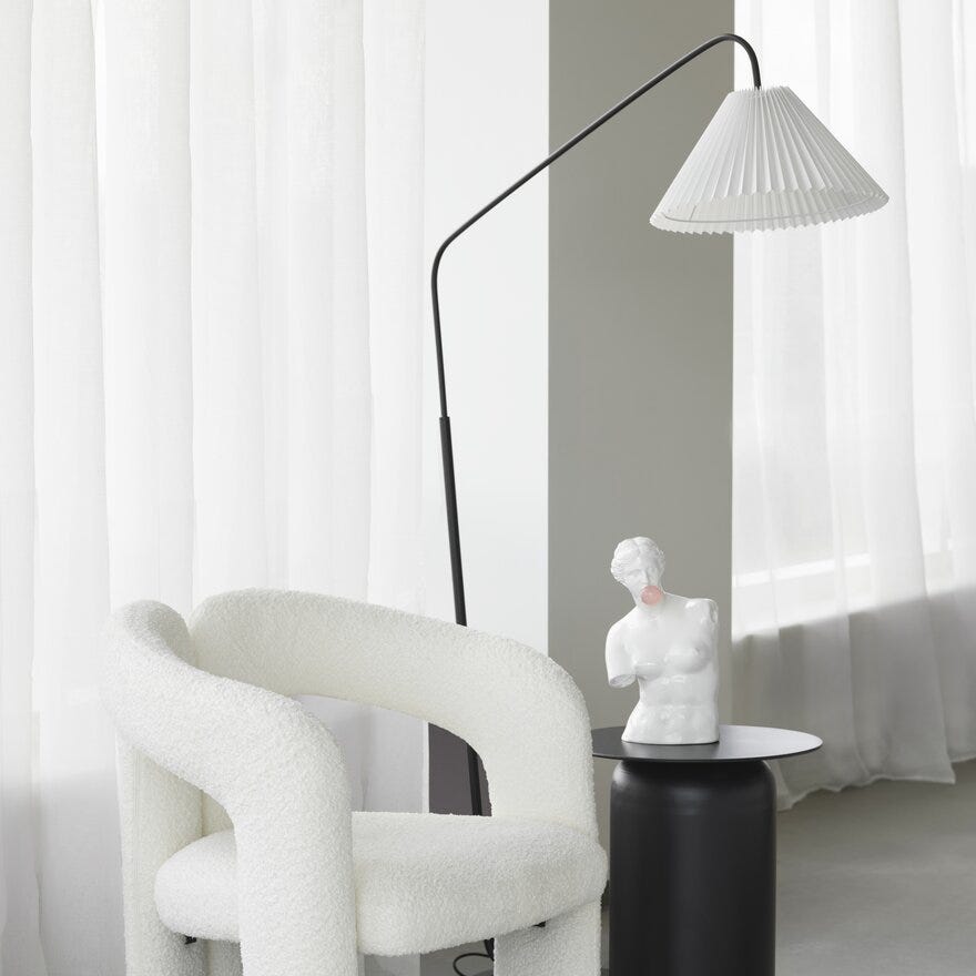 Sindig PLIZ Gulvlampe H160 cm i Svart
