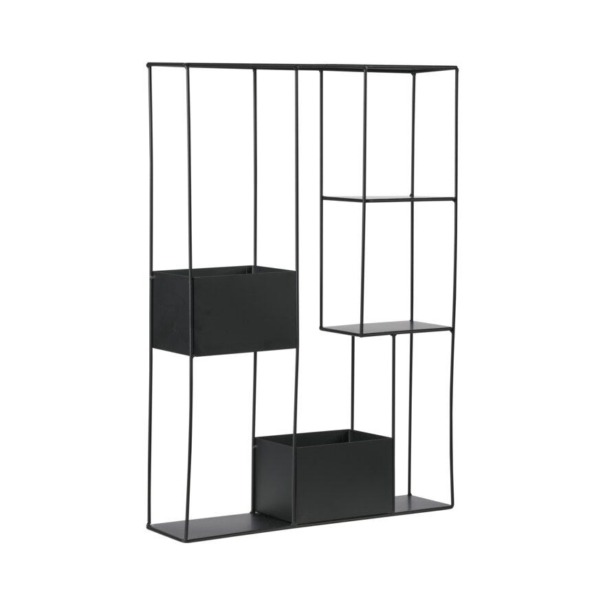 PRETO Hylleplate B:45 cm i Svart