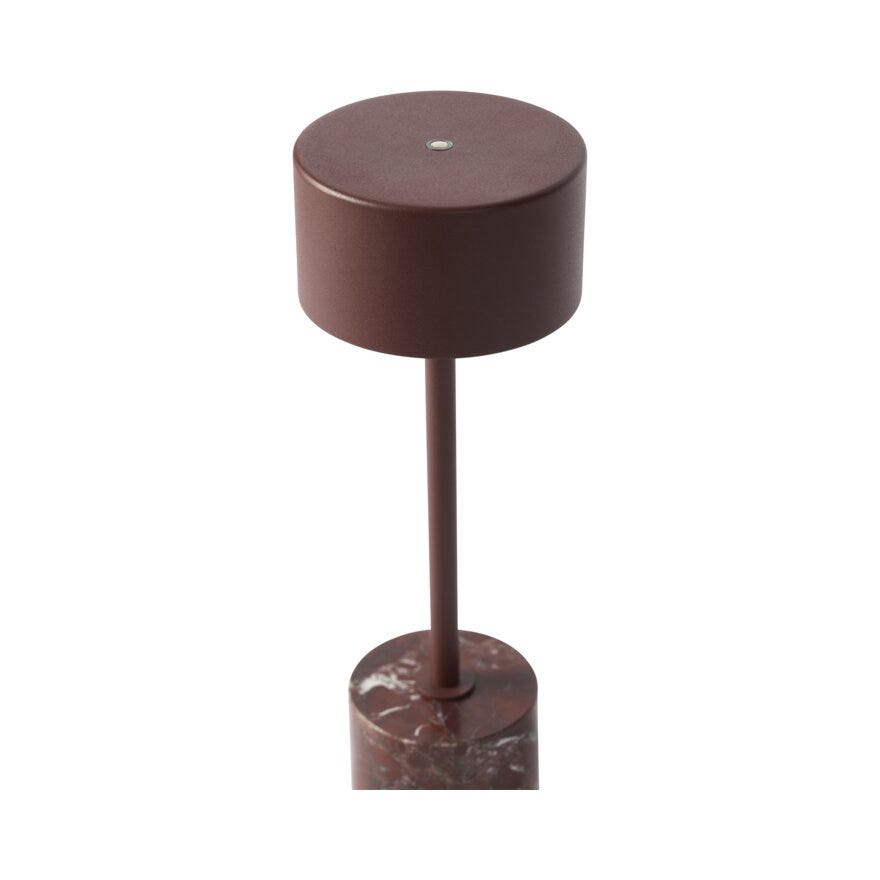 Sindig RICCIE Bordlampe oppladbar H30 cm i Rød