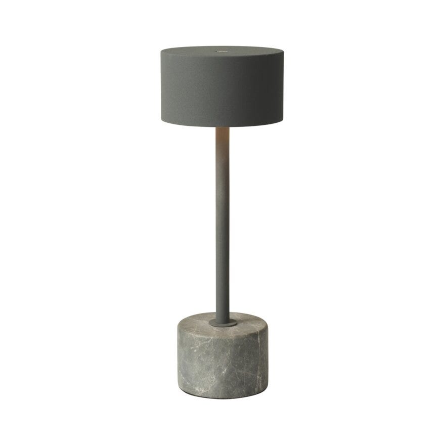 Sindig RICCIE Bordlampe oppladbar H30 cm i Grå