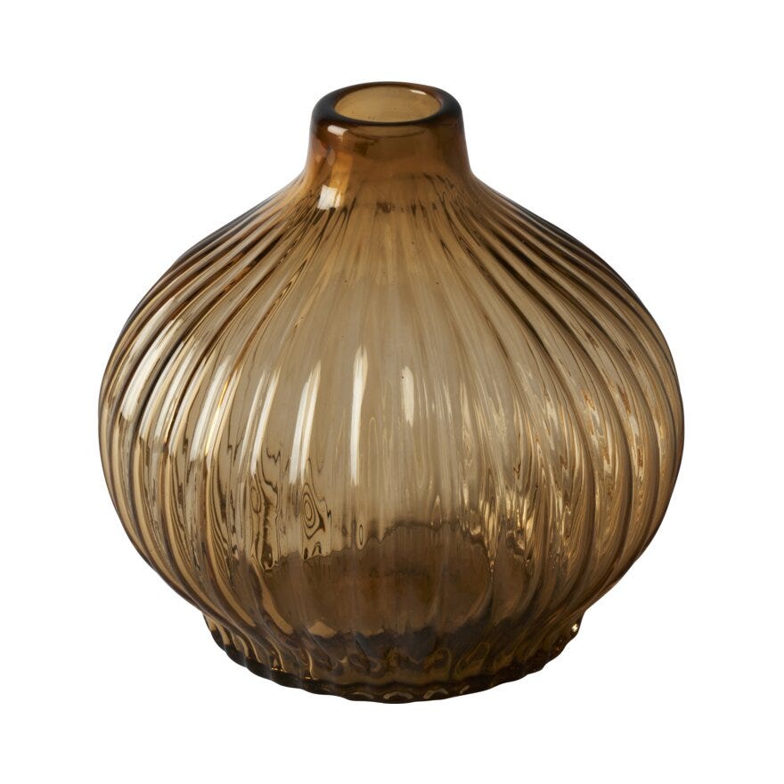 Sindig RIVER Vase H21 cm i Brun