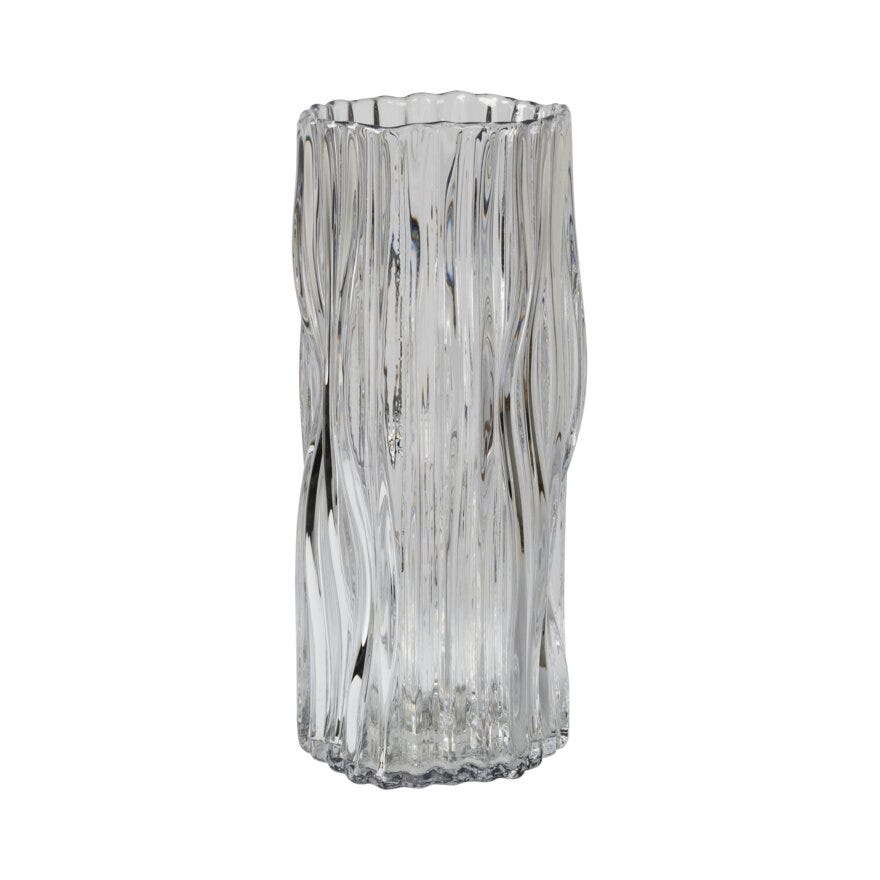 Sindig RIVER Vase H25 cm i Klar