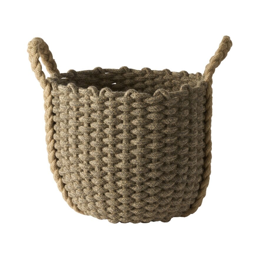 Sindig SARU Kurv Ø34 cm i Beige/natur