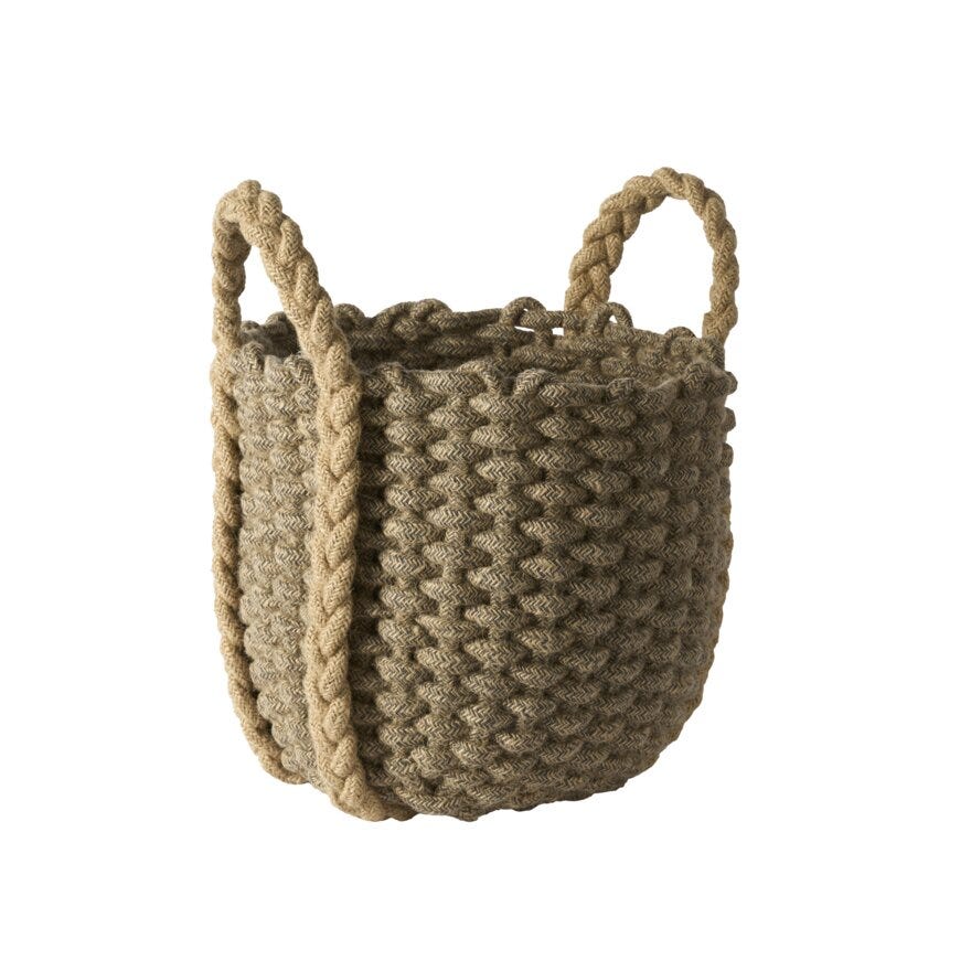 Sindig SARU Kurv Ø28 cm i Beige/natur