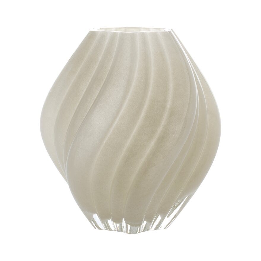 Sindig SIRIO Vase H23 cm i Hvit
