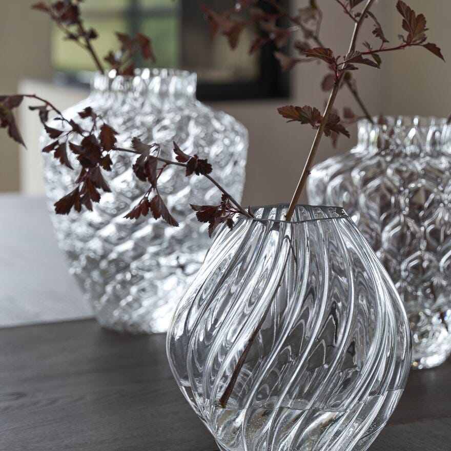 Sindig ANTERO Vase H26 cm i Klar