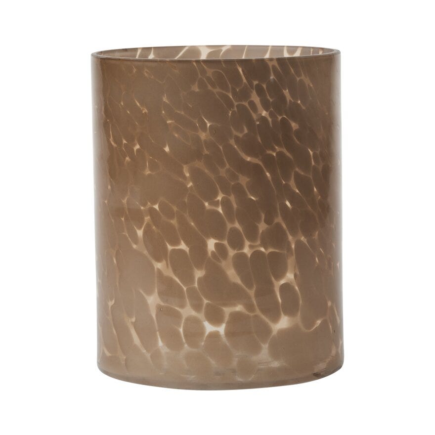 Sindig STAINS Lysholder H15 cm i Brun